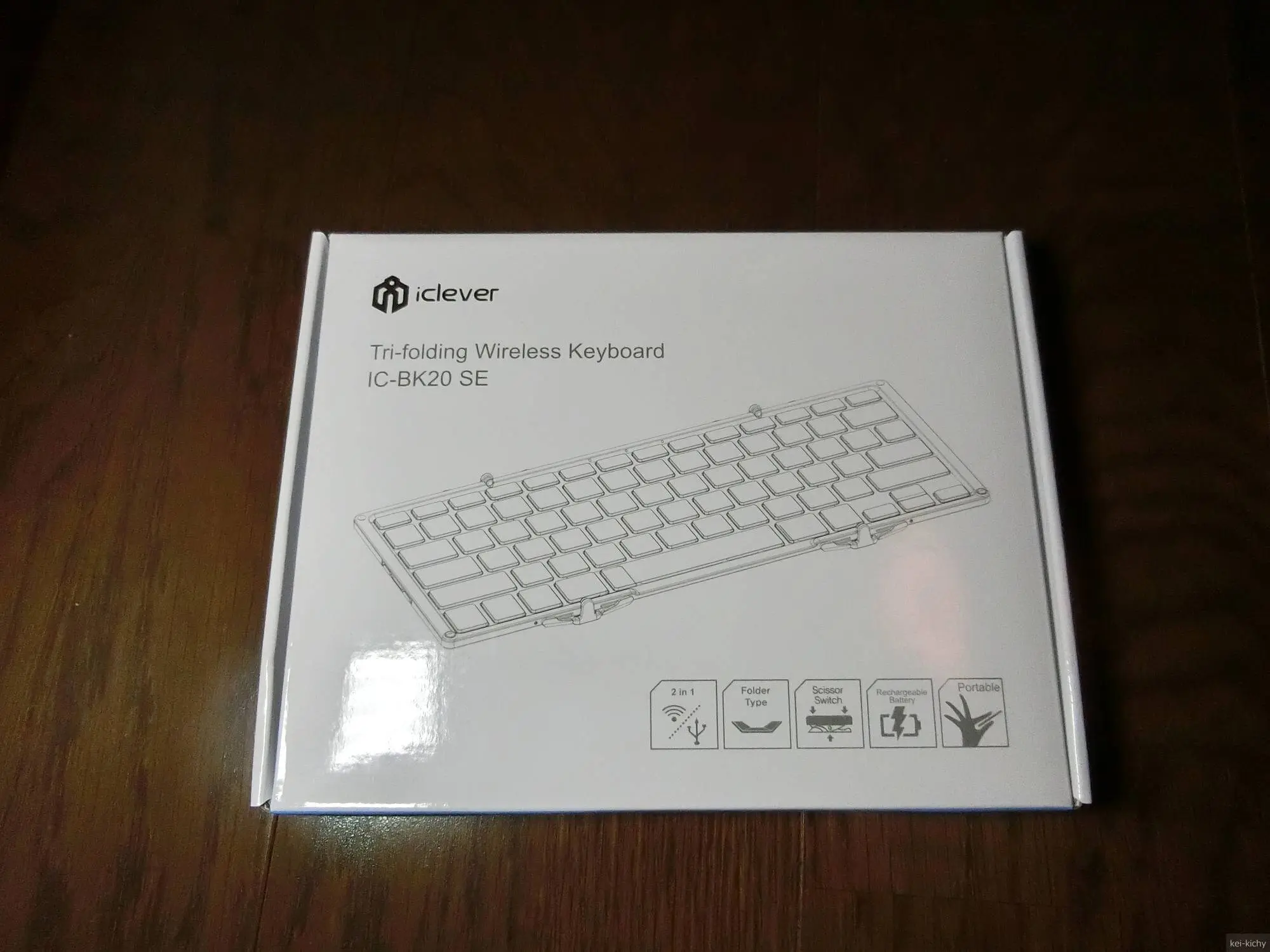 iclever IC-BK20SE 折り畳みキーボード