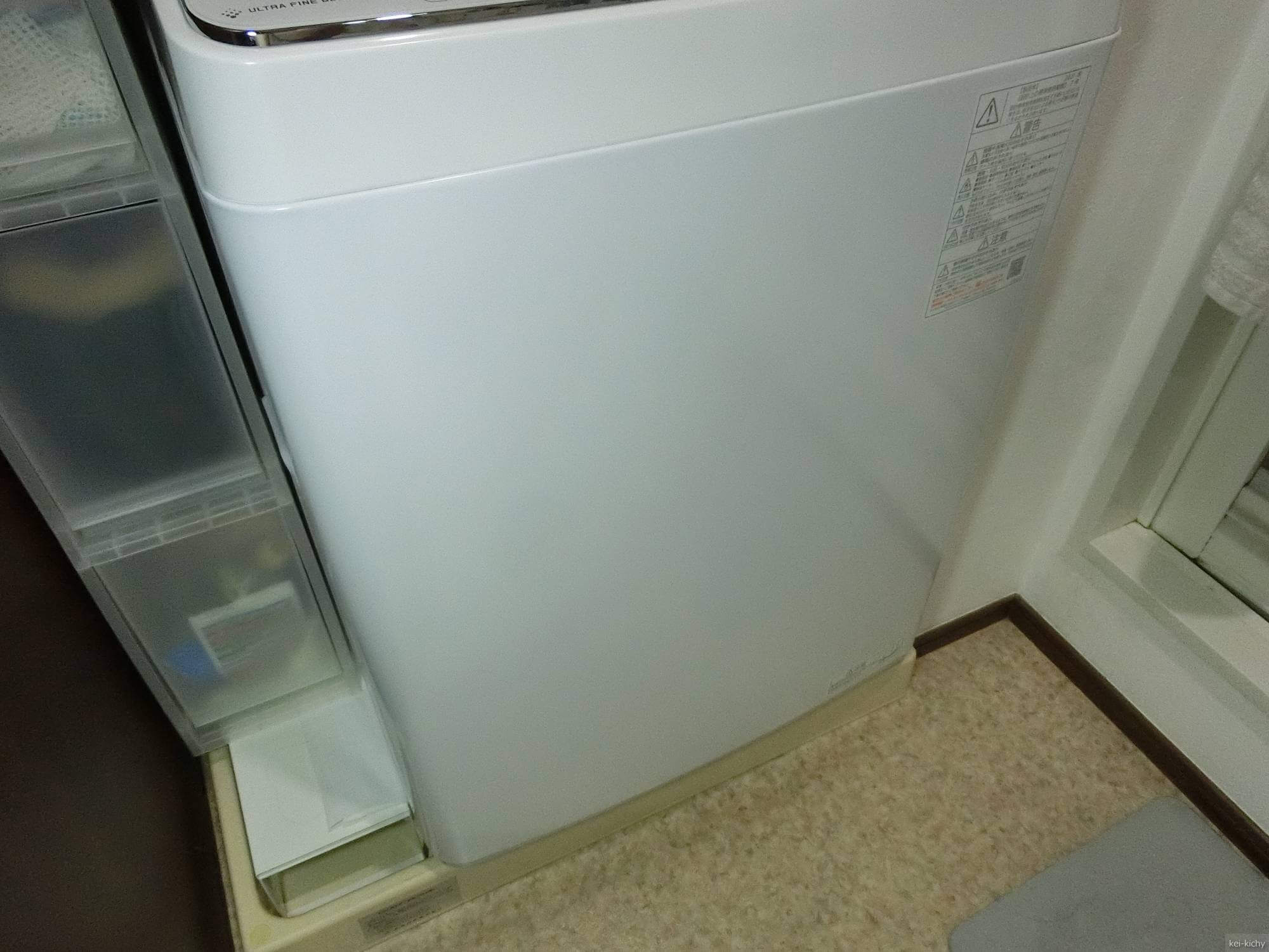 【超便利】山崎実業の洗濯機に付ける省スペースラック5096