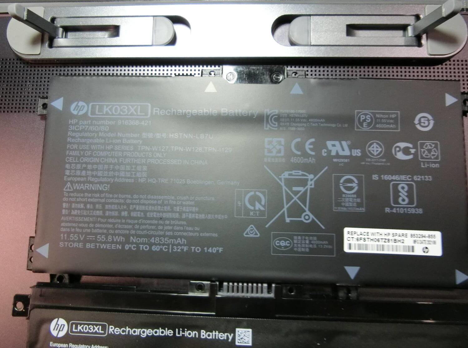 【DIY】HP ENVYの膨張バッテリーの交換