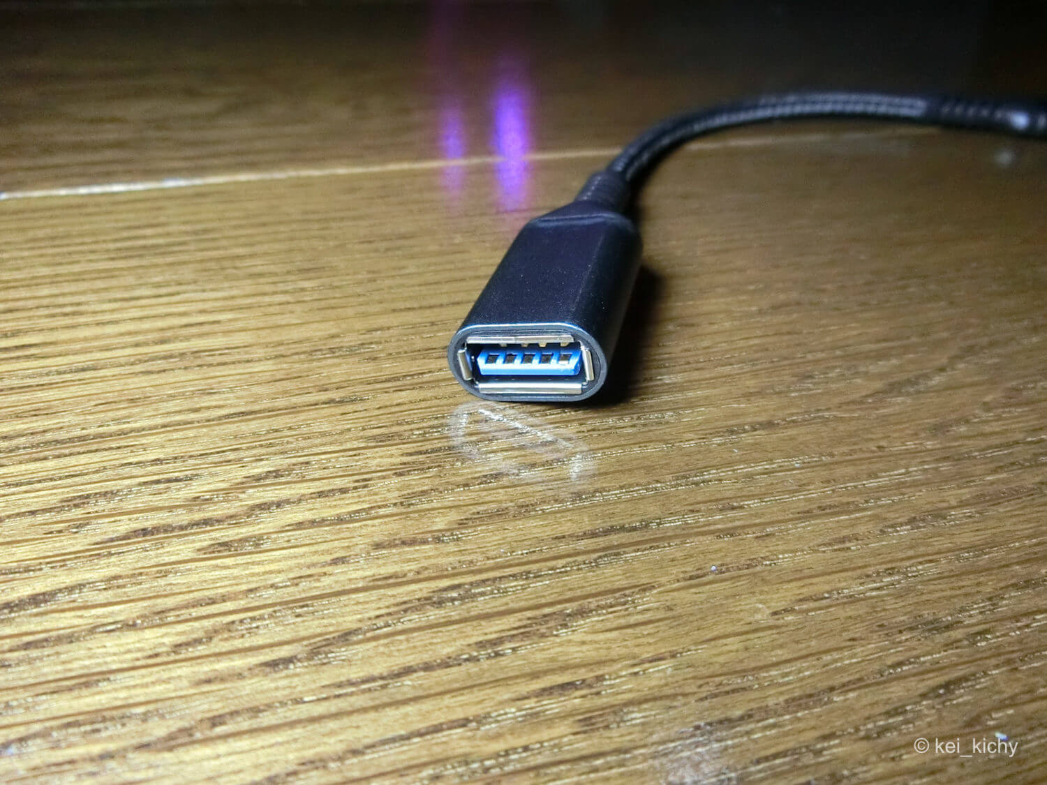 USB Type-A to C変換ケーブル